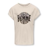 Kids ONLY zomer top S/S meisjes - beige - Koglucy - thumbnail