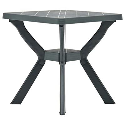 VidaXL Bistrotafel 70x70x72 cm kunststof groen VidaXL Bistrotafel 70x70x72 cm kunststof groen