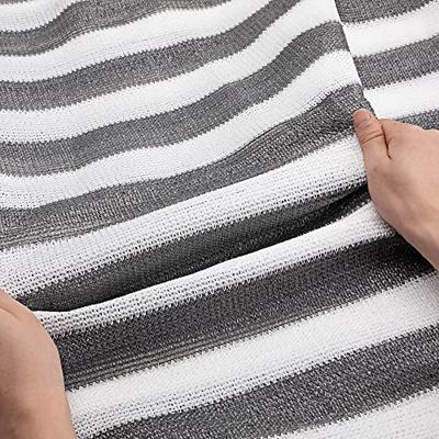 Balkon Privacy Scherm Grijs-Wit afm. 1,2 x10m Balkon Privacy Scherm Grijs-Wit afm. 1,2 x10m