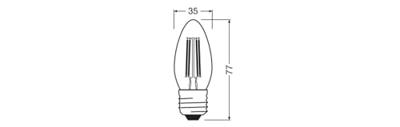 OSRAM HOMELIGHTING 4099854467066 LED-lamp Energielabel D (A - G) E27 3.4 W Warmwit (Ø x h) 35.00 mm x 35.00 mm 1 stuk(s) OSRAM HOMELIGHTING 4099854467066 LED-lamp Energielabel D (A - G) E27 3.4 W Warmwit (Ø x h) 35.00 mm x 35.00 mm 1 stuk(s)