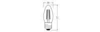 OSRAM HOMELIGHTING 4099854467066 LED-lamp Energielabel D (A - G) E27 3.4 W Warmwit (Ø x h) 35.00 mm x 35.00 mm 1 stuk(s) - thumbnail