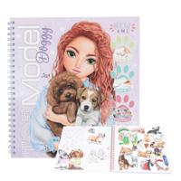 Create Your Topmodel Doggy Kleurboek - thumbnail