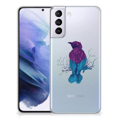 Samsung Galaxy S21 Plus Telefoonhoesje met Naam Merel Samsung Galaxy S21 Plus Telefoonhoesje met Naam Merel