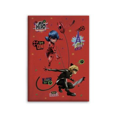 Miraculous Polar Fleece plaid rood 100 x 140 cm