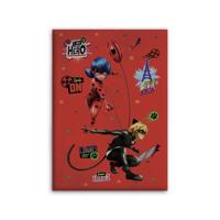 Miraculous Polar Fleece plaid rood 100 x 140 cm - thumbnail