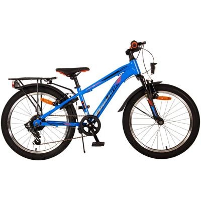Volare cross kinderfiets - jongens - 20 inch - blauw - 6 versnellingen