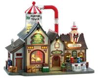 Kerstfiguur Bell's gourmet popcorn factory with 4.5v adaptor LEMAX - Lemax - thumbnail