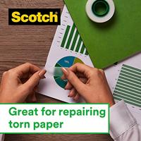 Scotch plakbandafroller C60 zilver + 4 rollen Magic Tape - thumbnail