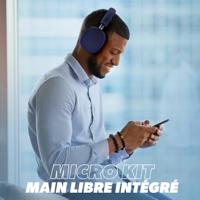 T'nB - Bounce ANC Midnight Blue, draadloze bluetooth-hoofdtelefoon, actieve ANC-ruisonderdrukking, looptijd 50 uur, meeslepend geluid, geïntegreerde microfoon, Bluetooth 5.3, 3,5 mm jackstekker - thumbnail