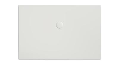 Xenz Flat douchevloer 100x80x4cm rechthoek Acryl Edelweiss 6908-03