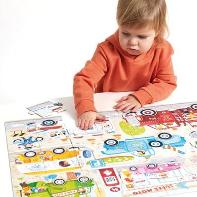Banana Panda - moto jumbo puzzel auto&apos;s - 40st.