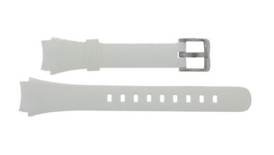 Horlogeband Calypso k5714-1 Kunststof/Plastic Wit 17mm Horlogeband Calypso k5714-1 Kunststof/Plastic Wit 17mm