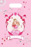 Haza Witbaard Uitdeelzakjes prinses, 8st. - thumbnail