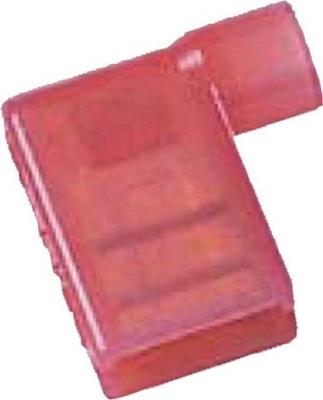 Intercable 182022 Platte stekker (female) Vertint Insteekbreedte: 6.3 mm Insteekdikte: 0.8 mm Volledig geïsoleerd Rood 1 stuk(s)
