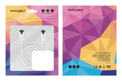 USB-kabel NANOCABLE 10.20.2002-W Wit 2 m