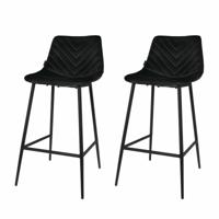 Riverdale Lynn barkruk H70 zwart - thumbnail