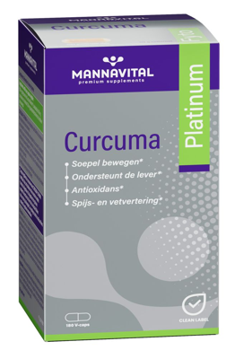 Mannavital Curcuma Platinum 180 Capsules