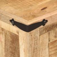 Nachtkastje 40x35x50 cm massief mangohout - thumbnail