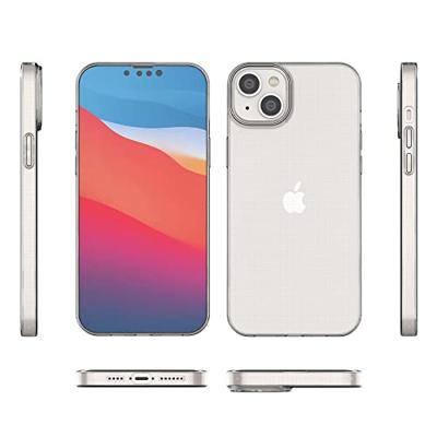 Lunso - iPhone 14 Plus - Softcase hoes - Transparant Lunso - iPhone 14 Plus - Softcase hoes - Transparant