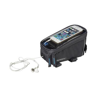 Basil sport design frame bag - grijze smartphone frametas