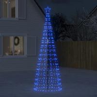 LED-kerstboom met spikes 570 LEDs 300 cm blauw - thumbnail