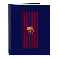 Ringmap F.C. Barcelona 24/25 Kastanjebruin Marineblauw A4 26.5 x 33 x 4 cm - thumbnail