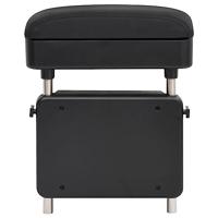 VidaXL Armsteun universeel 23x8x(30-38) cm abs zwart - thumbnail