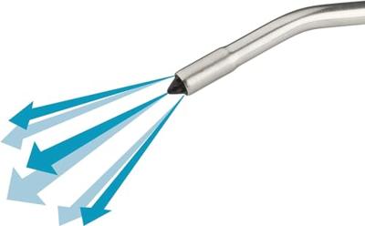 HAZET Uitblaaspistool · 100 mm · geluidsarm · met gebogen buis 9040P-3 · Lengte: 255 mm HAZET Uitblaaspistool · 100 mm · geluidsarm · met gebogen buis 9040P-3 · Lengte: 255 mm