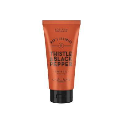 Scottish Fine Soaps Thistle & Black Pepper Shave Gel 100ml