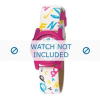 Esprit horlogeband ES000FA4-40 / 000FA4030 Leder Wit - thumbnail