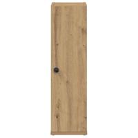 Badkamerkast met rolhouder 20,5x22x72 cm artisanaal eikenkleur - thumbnail