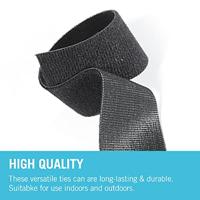 VELCRO® VEL-EC60254 Klittenband kabelbinder Om te bundelen Haak- en lusdeel (l x b) 5000 mm x 30 mm Zwart 5 m - thumbnail