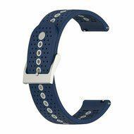 Garmin Venu / Sq / Sq2 / 2 plus - Dot Pattern bandje - Donkerblauw - thumbnail