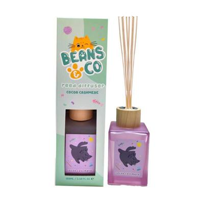 Beans & Co Katten Cacao & Kasjmier 100ml Geurstokjes