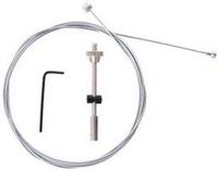 Slurf Binnenkabel trommelrem + aanschroefeind 225 cm - thumbnail