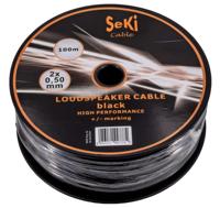 diverse Seki 100 meter Speaker Cable Round 2x0.50mm² - thumbnail