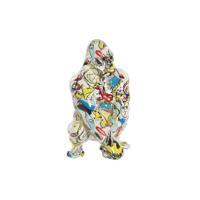 Decoratieve figuren DKD Home Decor 14 x 13 x 22 cm Multicolour Gorilla Modern - thumbnail