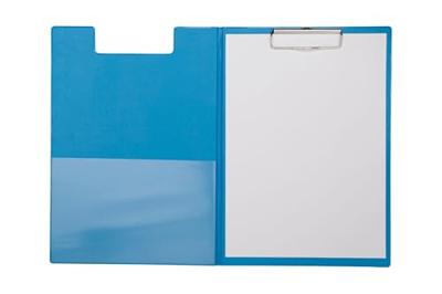 MAUL klembordmap met insteek binnenzijde A4 staand neon blauw