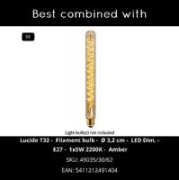 Lucide LIONEL - Hanglamp - 5xE27 - Zwart - thumbnail