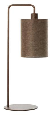 Light & Living Japandi tafellampDonio donkere hout print - 1885652