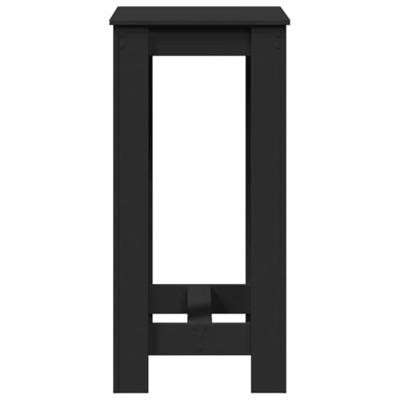 Bartafel 51x50x103,5 cm bewerkt hout zwart