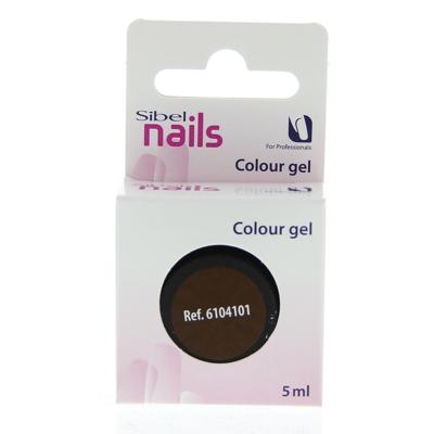 Sibel Nails Gels Colour Gel Dark Brown 5ml Sibel Nails Gels Colour Gel Dark Brown 5ml