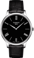 Horlogeband Tissot T0634091605800A / T610042813 Leder Zwart 18mm - thumbnail