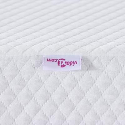 VidaXL Matrastopper wit 80 x 200 cm jacquard stof
