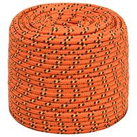 VidaXL Boottouw 6 mm 250 m polypropyleen oranje - thumbnail