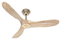 CasaFan ECO GENUINO 122 MG-NT Plafondventilator 11.3 W (Ø x h) 1220 mm x 280 mm Messing Met afstandsbediening, Met wintermodus - thumbnail
