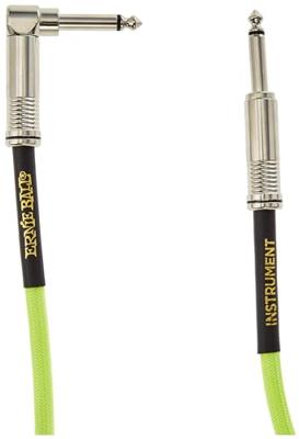 Ernie Ball 6080 Braided Instrument Cable, 3 meter, Neon Yellow Ernie Ball 6080 Braided Instrument Cable, 3 meter, Neon Yellow
