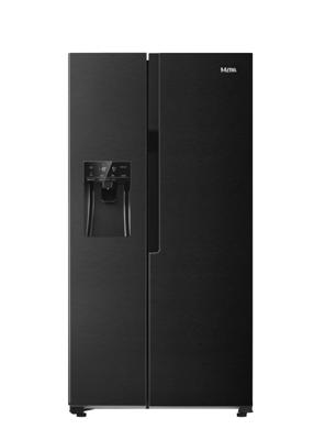 Etna AKV578IZWA Amerikaanse koelkast Zwart