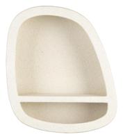 Dutchbone Wandplank 'Veda' Gerecycled marmer, 63 x 53cm - thumbnail