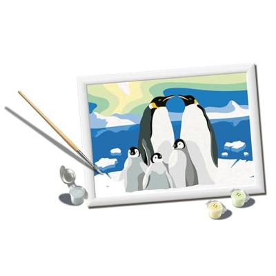 Ravensburger creart schilderen op nummer - pinguin familie